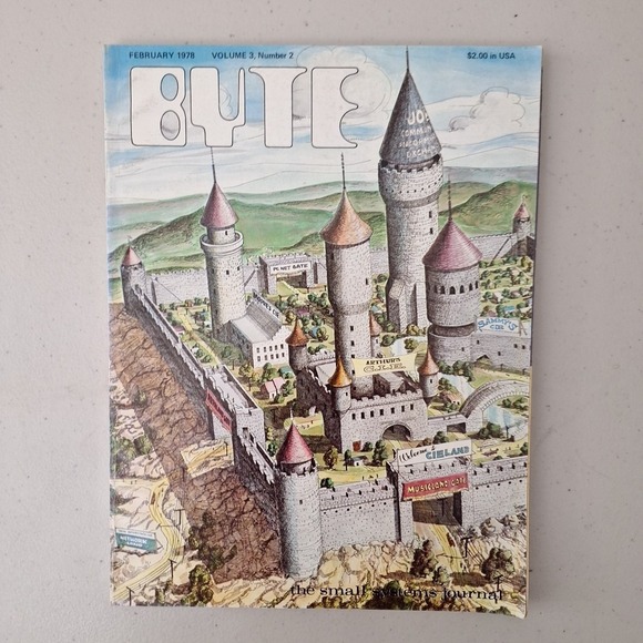 Other - RARE 1978 FEBRUARY BYTE MAGAZINE - SMALL SYSTEMS JOURNAL COVER  Vol 3 #2